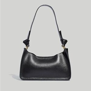 Madewell Sydney shoulder bag, black leather